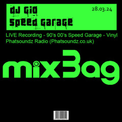 DJ Gio - 90's 00's Vinyl Speed Garage - 28th March 2024
