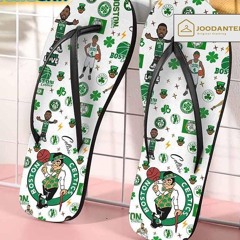 Celtics Basketball Flip Flops