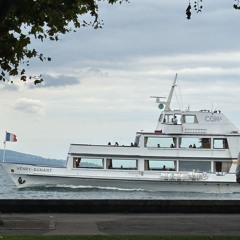 Boats go by