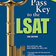 VIEW EBOOK 💔 Pass Key to the LSAT, 2nd Edition by  Jay B. Cutts M.A. &  John F. Mare