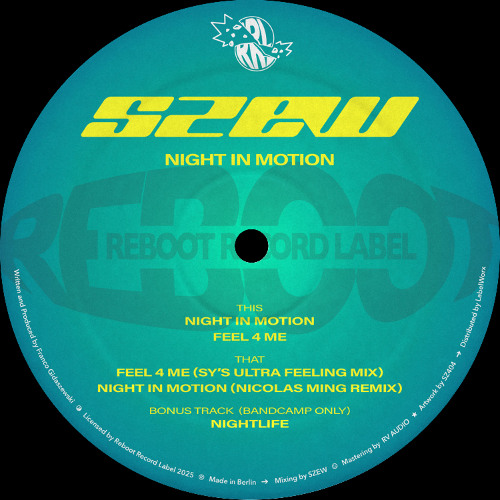 Szew ─ Night in Motion (Nicolas Ming Remix) [RRL003]