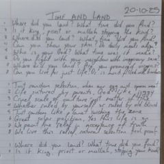 Time and Land (Poem)
