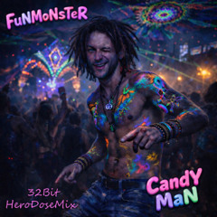FuNMoNsTeR - CaNDY MaN (Hero Dose Mix) Psytrance, Techno, Acid 303 Fusion 32 BiT Remaster