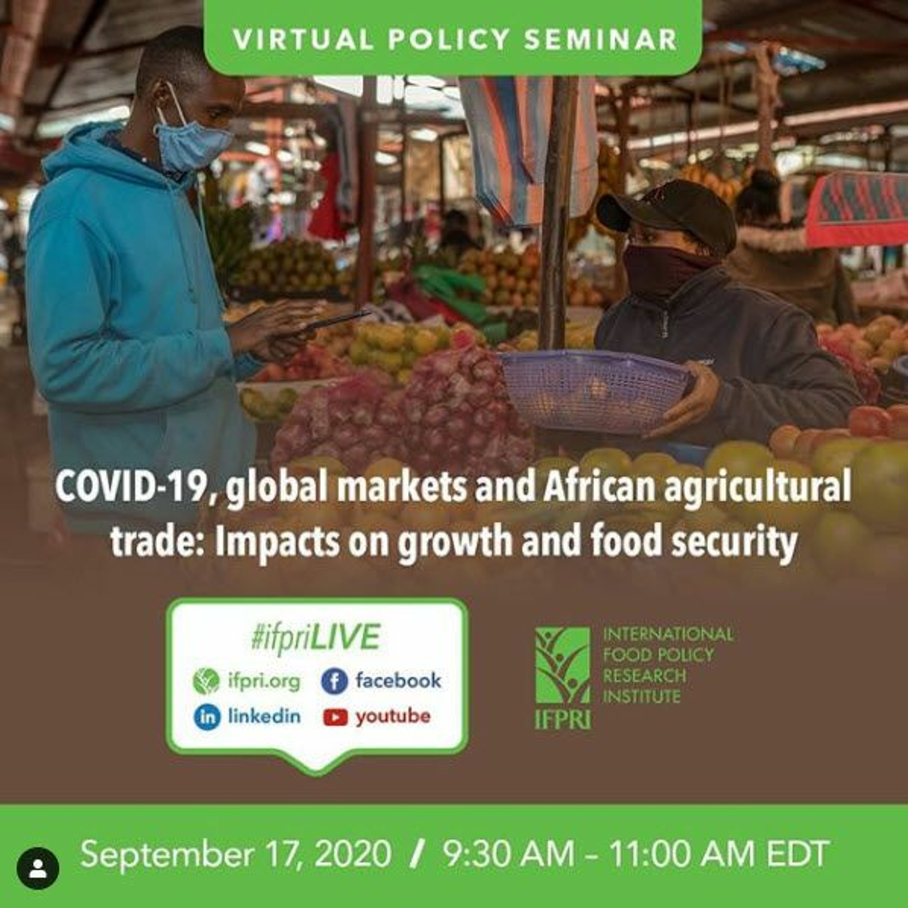 Virtual Event - COVID-19, global markets and African agricultural trade episode artwork