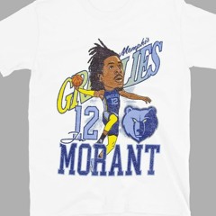 Grizzlies Ja Morant Caricature T-Shirt
