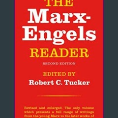 Download Ebook ⚡ The Marx-Engels Reader     Paperback – March 17, 1978 Pdf