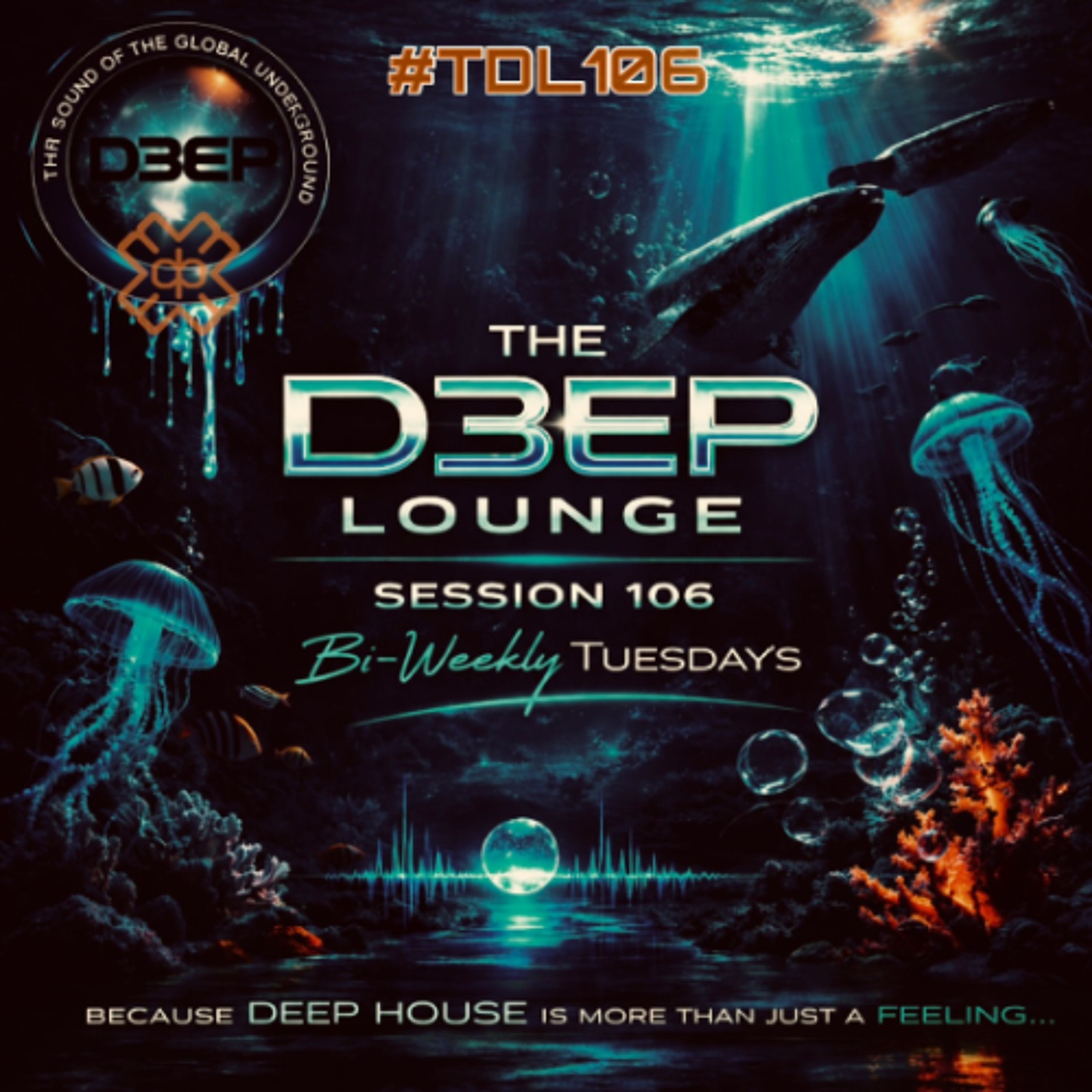 The D3EP Lounge "Session 106" episode artwork