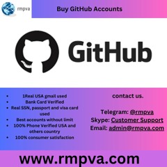 Buy GitHub Accounts Rmpva