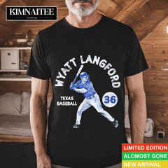 Wyatt Langford 36 Texas Rangers Baseball Graphic Shirt