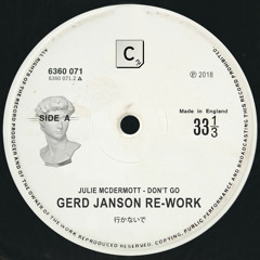 Don't Go (Gerd Janson Re-Work - Radio Edit)