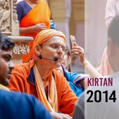 Gaura Arati After Sunday Feast- Kadamba Kanana Swami - 6th July 2014 - Amsterdam,Nl