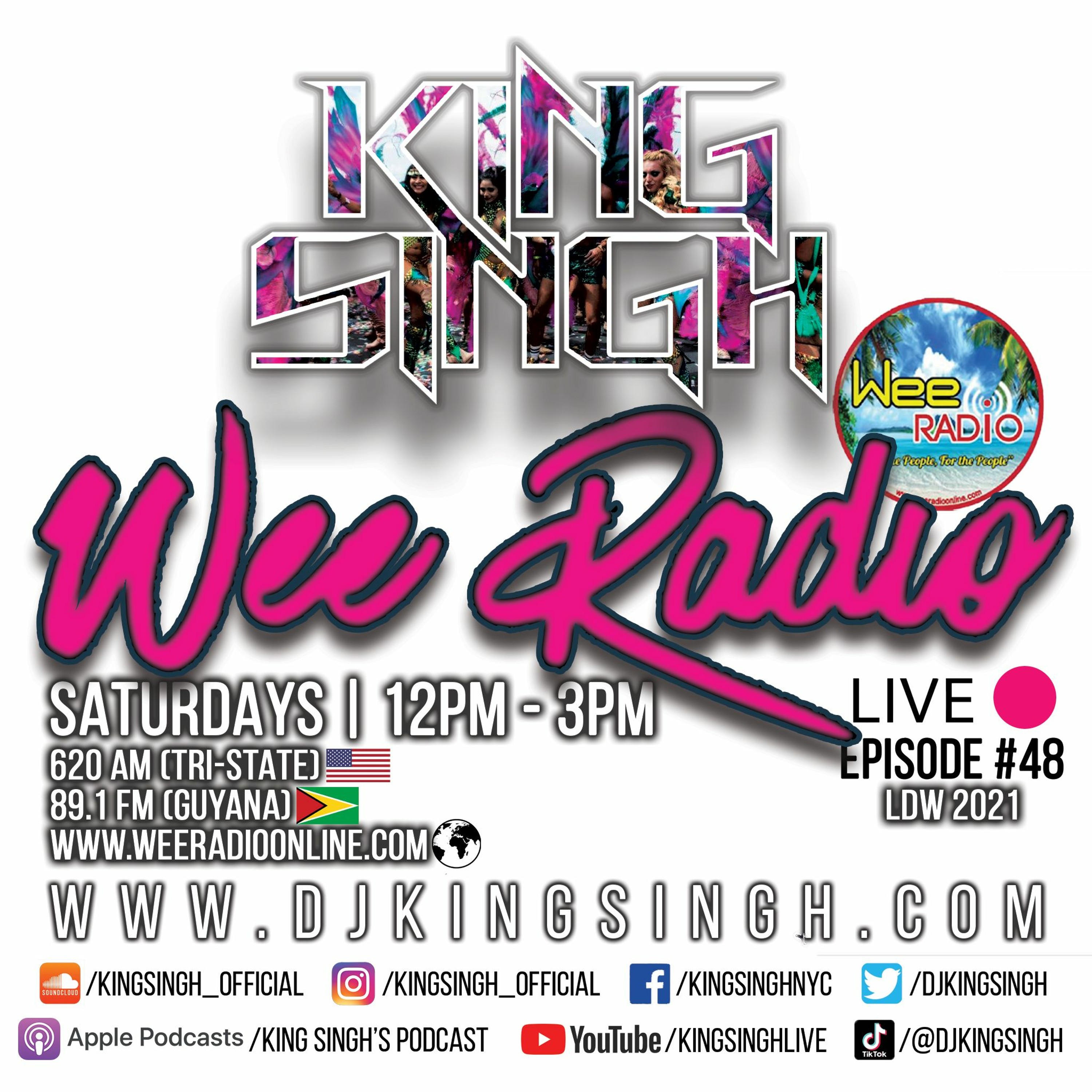 Live ep.48 (Wee Radio LDW 21) | The King is in the Building. episode artwork