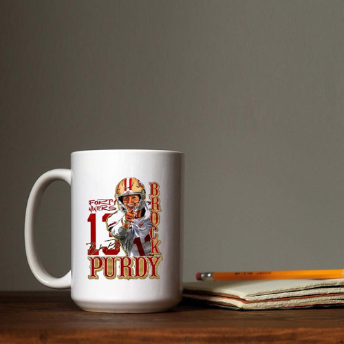 Sortie Brock Purdy Forty Niner Football Player Signature Mug