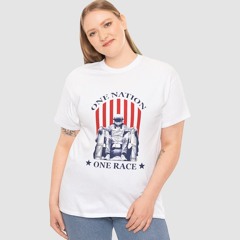 One Nation One Race Oversized Shirt