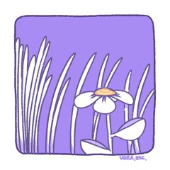 flowers growing out of dust