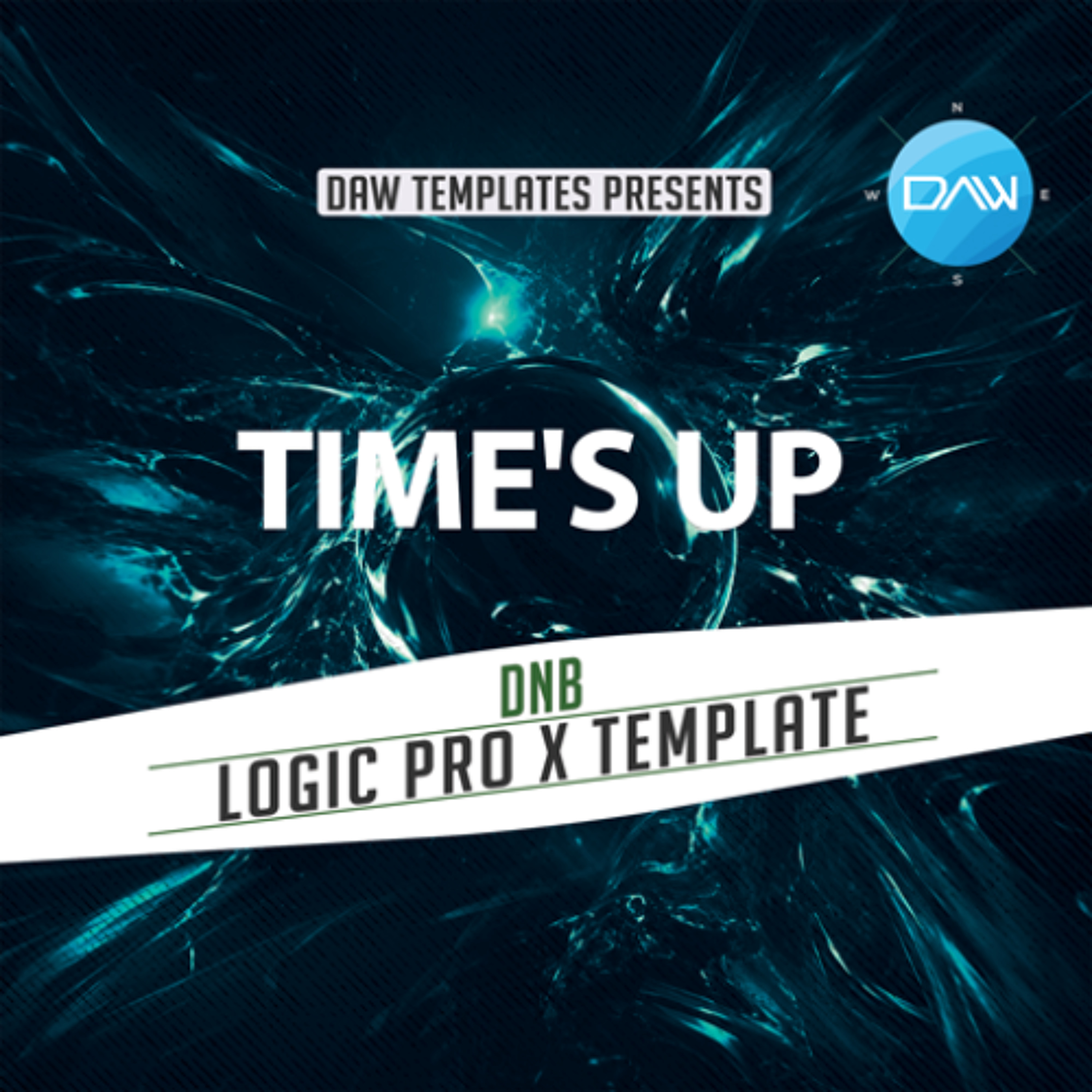 Time's Up Logic Pro template (DnB) episode artwork