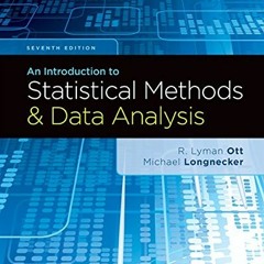 Read EPUB ✔️ An Introduction to Statistical Methods and Data Analysis by  R. Lyman Ot