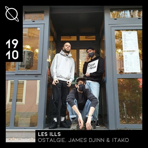 Les ills takeover w/ Ostalgie, James Djinn & Itako Soundcloud podcast image for