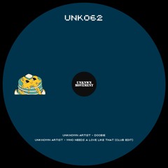 Unknown Artist - Who Needs A Love Like That (Club Edit​) [UNK062] (snippet)