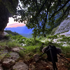 Distant Thunderstorm in the Kamnik Alps – Shelter in a Hidden Cave