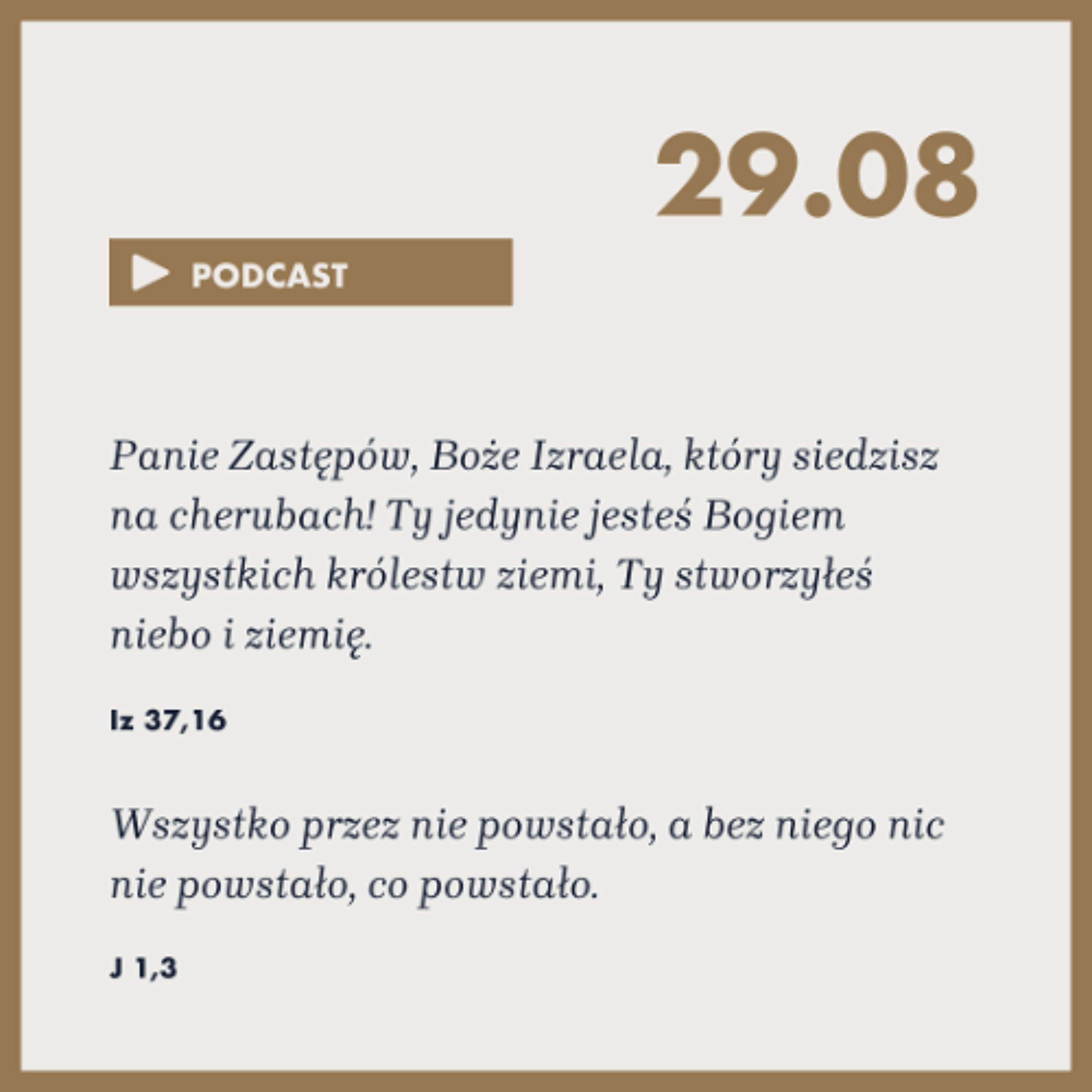 Poranek ze Słowem na 29 sierpnia 2025 episode artwork