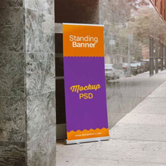 Stehen Mockup Free Kostenlos Downloaden
