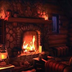 Wood Cabin Ambience | Heavy Blizzard Sounds for Sleep, Relaxation & Study with Fireplace Sounds