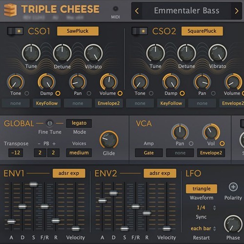 One Synth Challenge #154: Triple Cheese by u-he