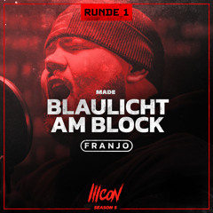 Blaulicht am Block