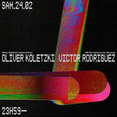 Live @ Stereo Nightclub | Opening for Oliver Koletzki