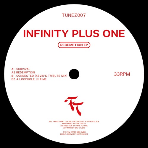TUNEZ007 Infinity Plus One - Redemption EP [FRESH TUNEZ]