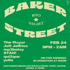 Jeff Jeffries @ Baker Street RIO DE JANEIRO 2/24/24