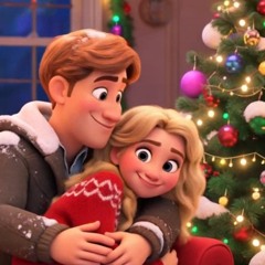 By the Christmas tree