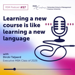 Learning a new course is like learning a new language - an EMBA story with Dircki Taljaard