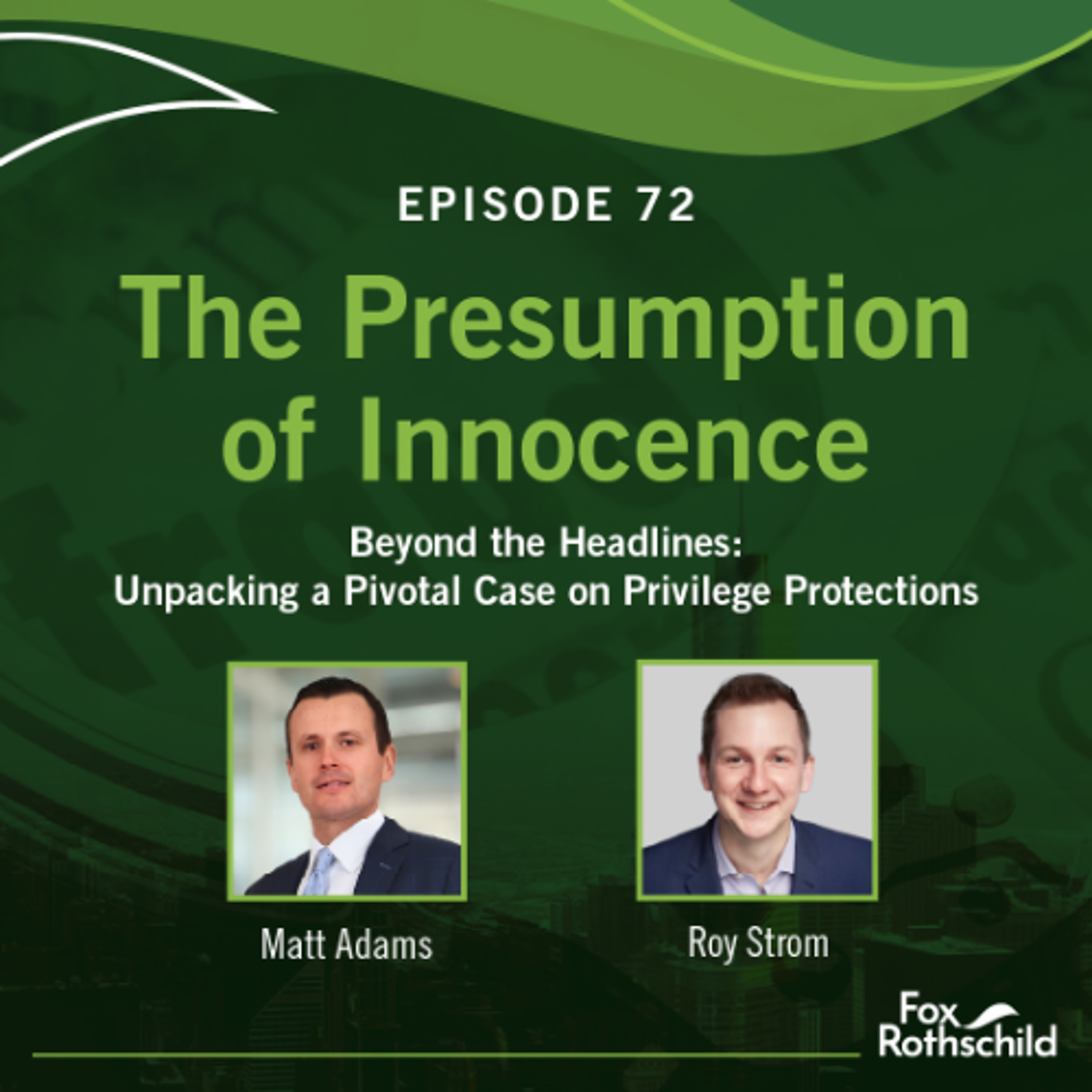 The Presumption of Innocence - Episode 72