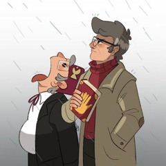 three possums in a coat