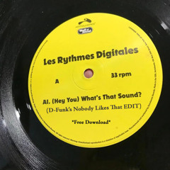 What's That Sound? (D-Funk's Nobody Likes That EDIT) *Free Download*