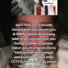 Rekaman Suara Oknum Guru SMP di Depok viral tiktok