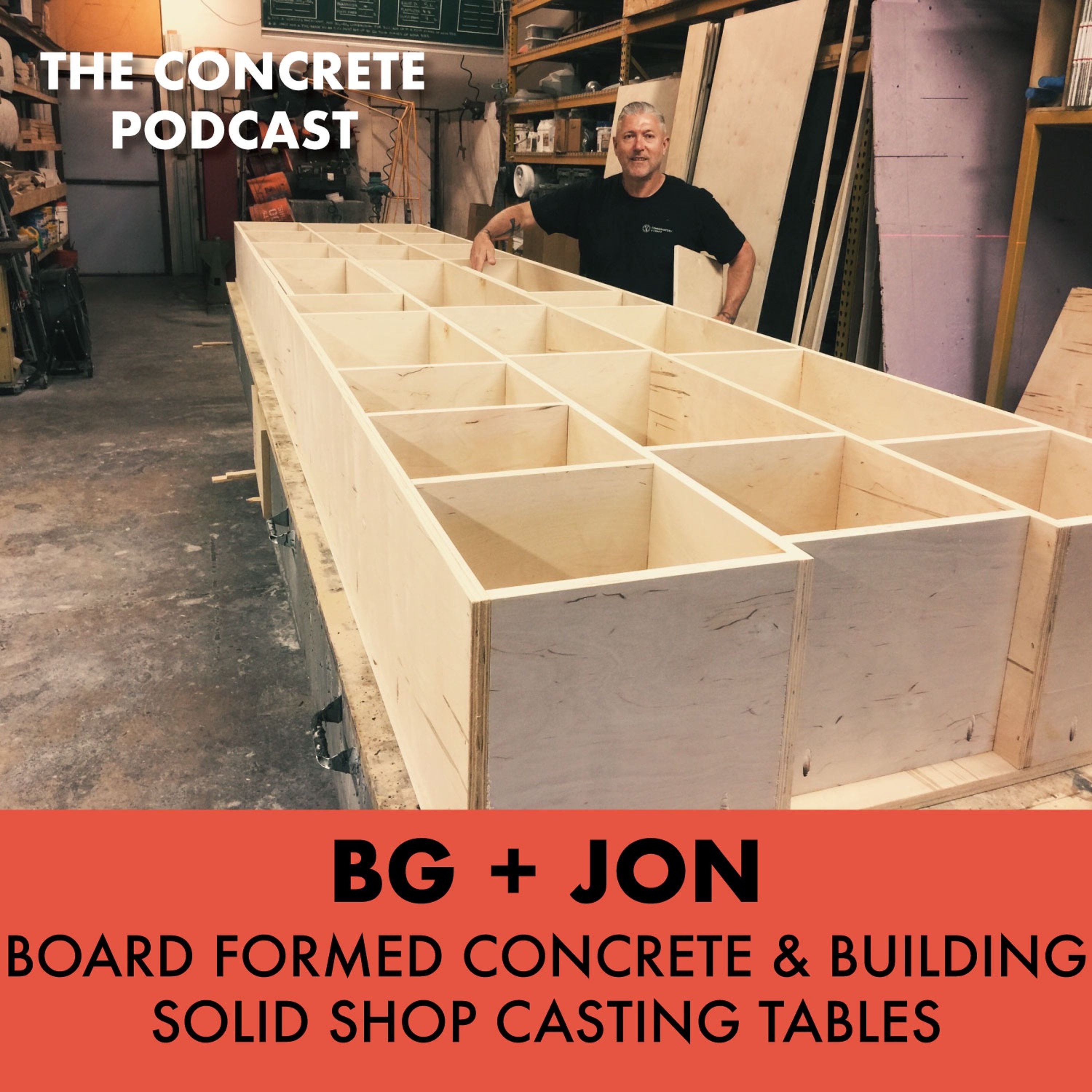 Mastering Board Formed Concrete: Crafting Mixes & Building Solid Shop Casting Tables episode artwork
