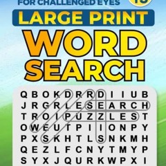 View [EBOOK EPUB KINDLE PDF] SUPERSIZED FOR CHALLENGED EYES, Book 13: Super Large Print Word Search