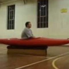 He gets the canoe