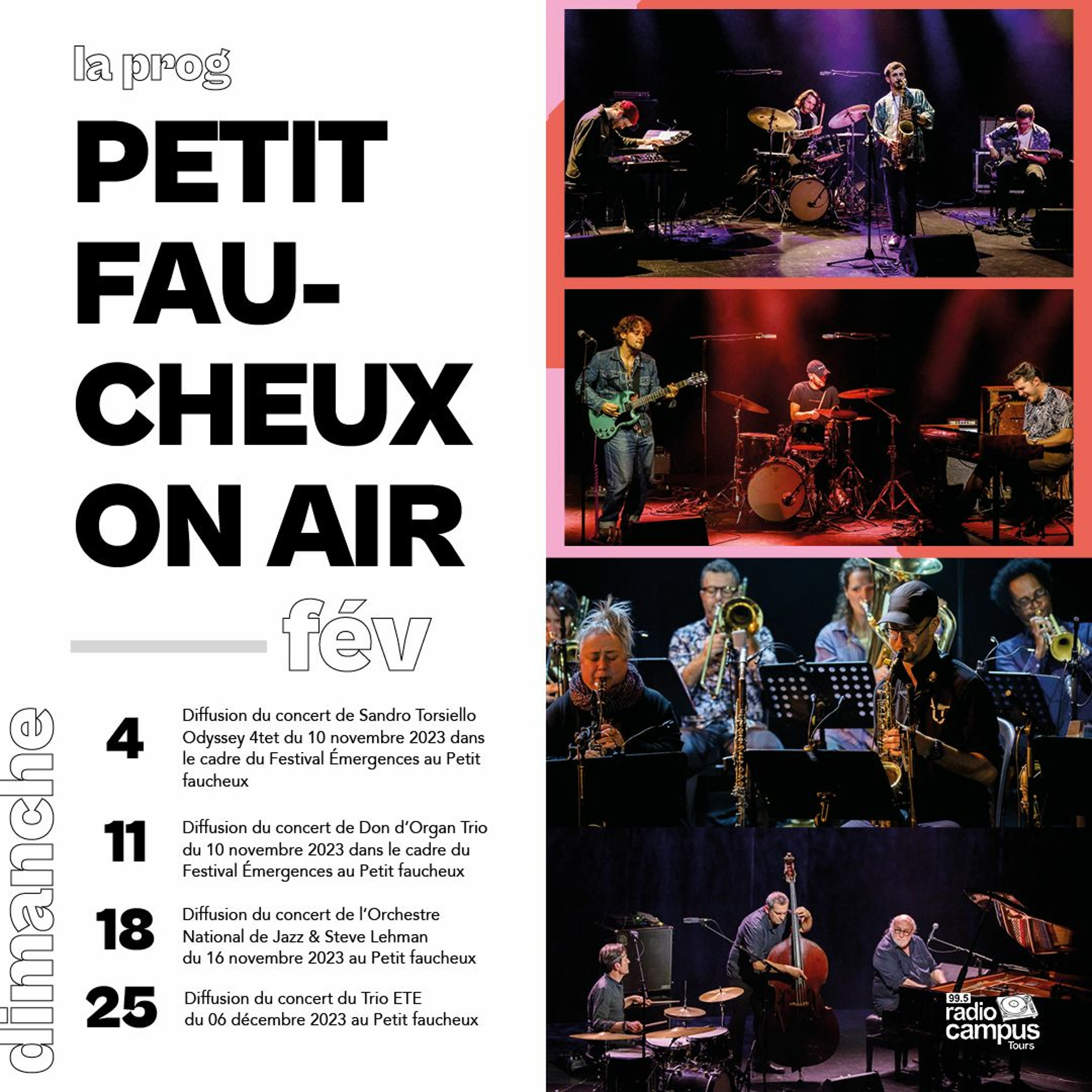 L!VE Sandro Torsiello Odyssey quartet | Le Petit Faucheux on air episode artwork