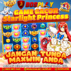 DAFTAR BOSPLAY AGEN SLOT GAMPANG GACOR | PRAGMATIC PLAY {STARLIGHT PRINCES}