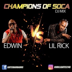 Champions of SOCA Edwin Vs Lil Rick (DJ MIXTAPE)