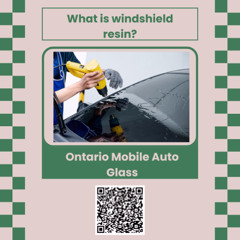 What is windshield resin