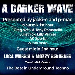 #356 A Darker Wave 11-12-2021 with guest mix 2nd hr by Luca Morris & Mozzy Rekorder