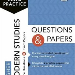 Read KINDLE 🖊️ Essential SQA Exam Practice: Higher Modern Studies Questions and Pape