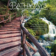 [FREE] EBOOK 📒 Pathways | 2023 12 x 24 Inch Monthly Square Wall Calendar | Brush Dan