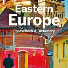 GET EPUB 📪 Lonely Planet Eastern Europe Phrasebook & Dictionary 6 by  Anila Mayhew,R