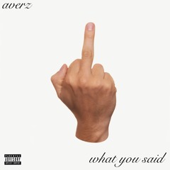 what you said (prod. gfelds)